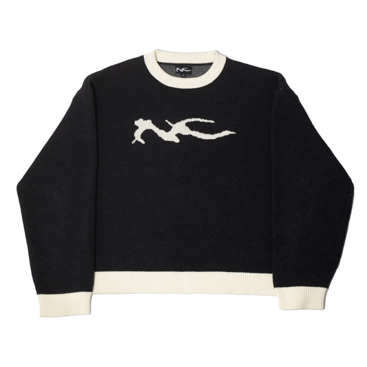 'Charcoal' Knit Sweater